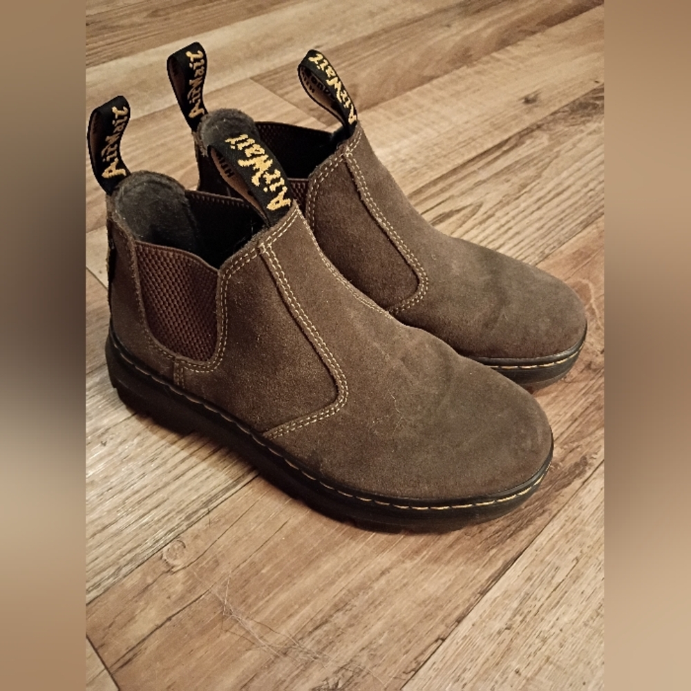 Dr. Martens Brown Leather Warmwair Boots